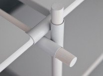 Система полок Stick System, коричневая/черная Система полок Stick System, коричневая/черная