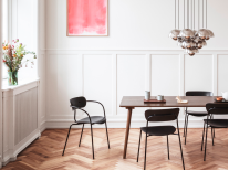 Стілець Pavilion AV2, чорний лакований дуб