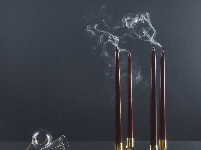 Набір свічок, Lux Taper, бордо Набір свічок, Lux Taper, бордо