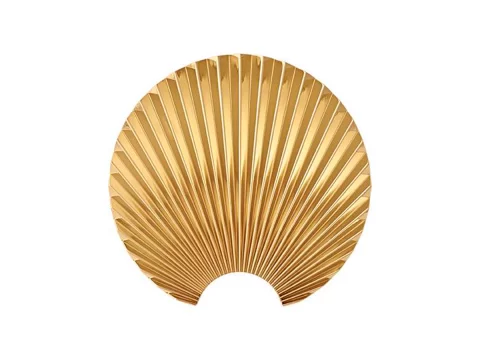 Гачок Concha, середній, золотий