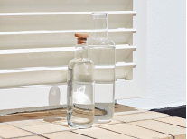 Скляна пляшка Bottle, маленька, прозора