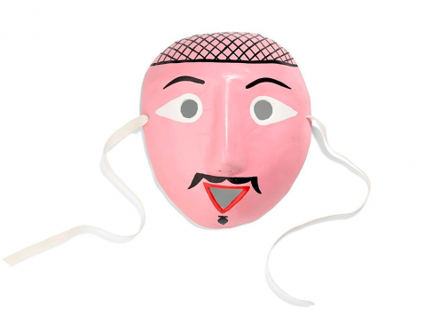 Декоративная маска Mood, розовая