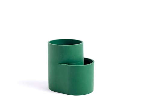 Подставка для столовых приборов Dish drainer cup, зеленая