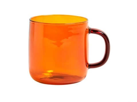 Чашка Borosilicate, оранжевая