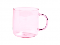 Чашка Borosilicate, розовая