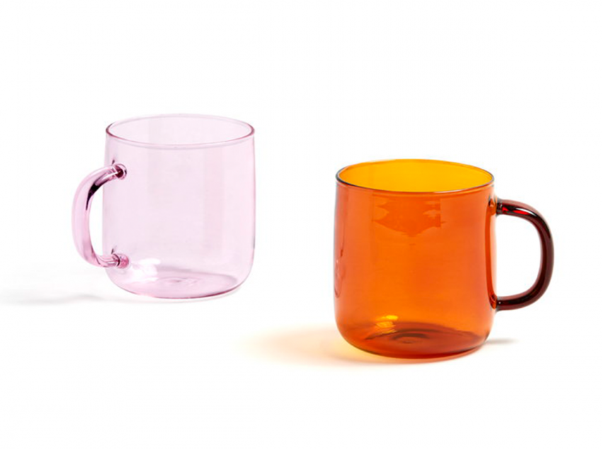 Чашка Borosilicate, розовая