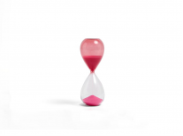 Пісочний годинник Time, середній, 15 min, рожевий