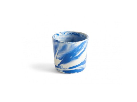 Чашка Marbled, сине-белая