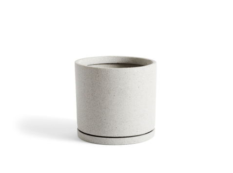 Горшок для цветов Plant pot with saucer, Ø14, серый