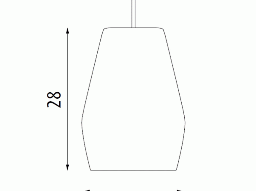 Светильник подвесной Bell, серый Светильник подвесной Bell, серый
