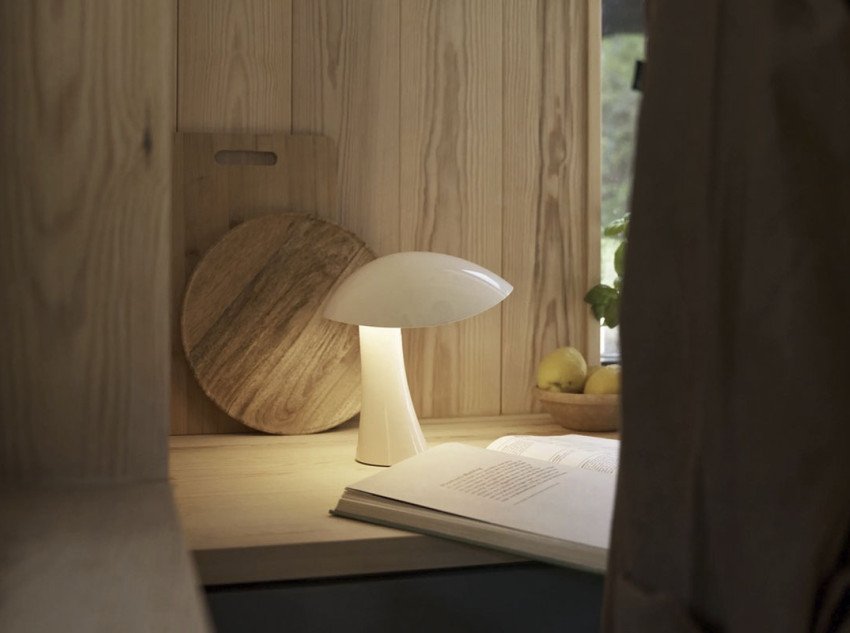 Портативна лампа Rumee, біла