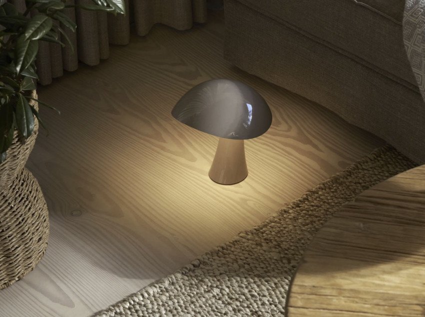 Портативная лампа Rumee, серая