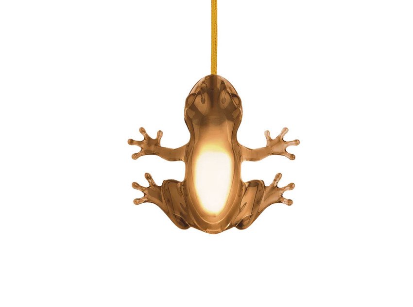 Настільна лампа Hungry Frog, бурштин Настільна лампа Hungry Frog, бурштин