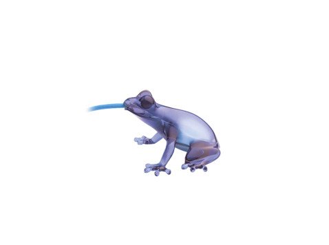 Настільна лампа Hungry Frog, сапфір