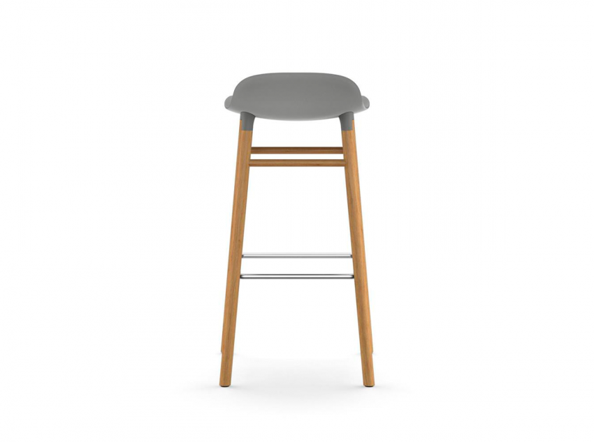Барний стілець Form, маленький, сірий