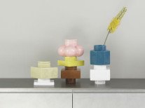 Ваза Deko Object S2, лимонна Ваза Deko Object S2, лимонна