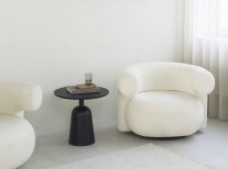 Крісло Burra Lounge W.Return, кремове