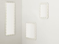 Зеркало с подстветкой Illu, 65x50, белое