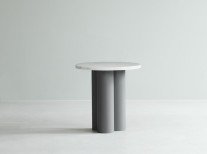 Кавовий столик Dit, сірий/білий мармур Carrara