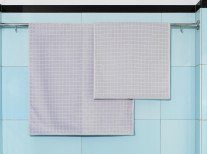 Полотенце Imprint 70x140, сетка сиреневая Полотенце Imprint 70x140, сетка сиреневая