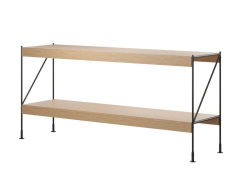 Стелаж Zet Storage system, натуральний/чорний