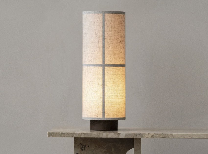 Настільна лампа Hashira, сірий/морений дуб