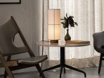 Настільна лампа Hashira, сірий/морений дуб