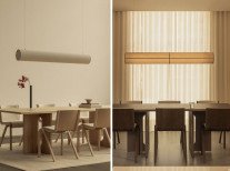 Світильник підвісний Hashira Linear, сірий