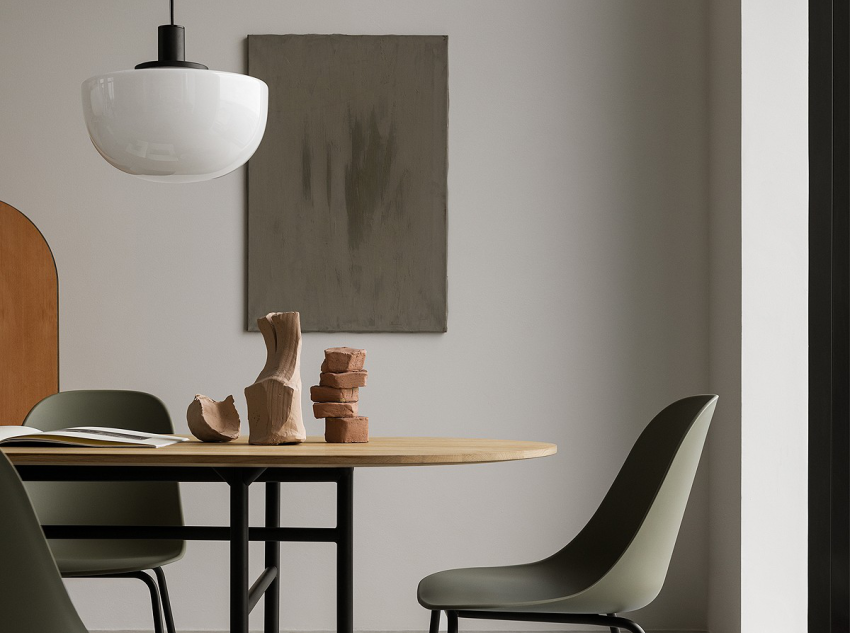 Світильник підвісний Bank, біле скло