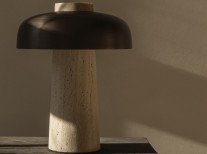 Портативна лампа Reverse, коричнева