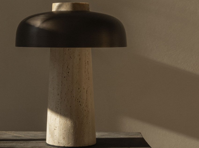 Портативна лампа Reverse, коричнева