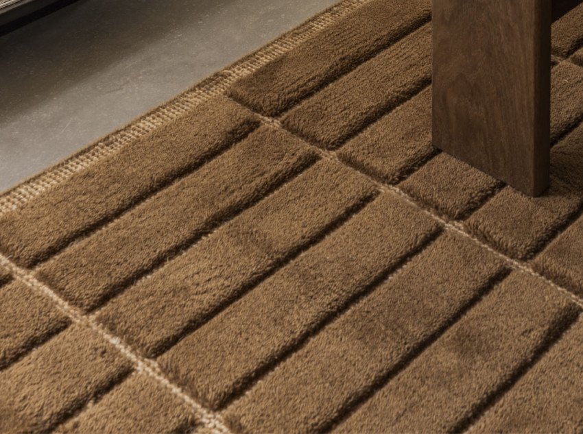 Килим Tile 170х240, коричневий
