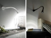 Світильник настінний Snake_W1, білий