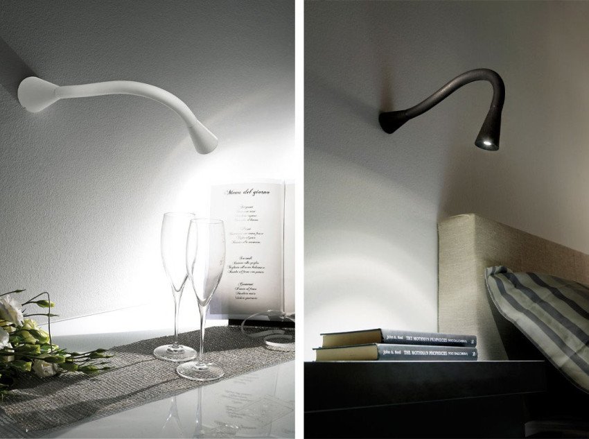 Світильник настінний Snake_W1, білий