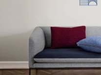 Подушка Quilt Cushion, 60х40, пыльная роза Подушка Quilt Cushion, 60х40, пыльная роза