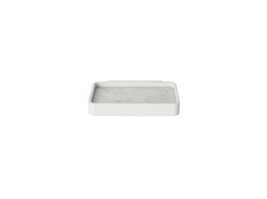 Полочка для душа Marble, белая Полочка для душа Marble, белая