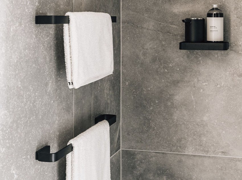 Держатель для полотенец, Towel Bar, черный Держатель для полотенец, Towel Bar, черный
