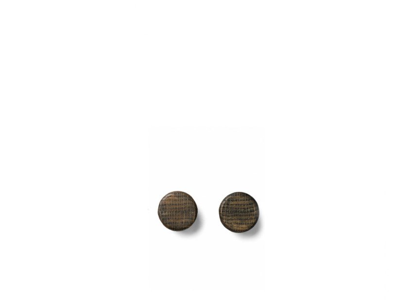 Набір з двох гачків Knobs, горіх Набір з двох гачків Knobs, горіх