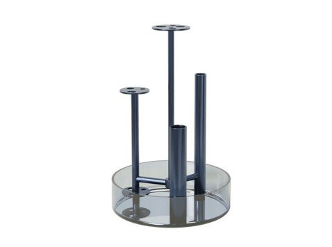 Ваза Ikeru, высокая, синяя