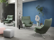 Крісло Doze lounge, коричнева шкіра Крісло Doze lounge, коричнева шкіра