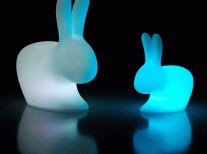 Портативна настільна лампа Rabbit small, напівпрозора