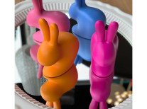 Tримач для дверей Rabbit XS, білий Tримач для дверей Rabbit XS, білий