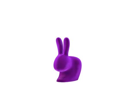 Крісло Rabbit Baby-velvet finish, пурпурне