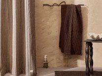 Полотенце для ванной Organic bath towel, светло-серое