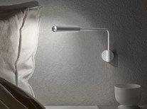 Настінний світильник Flo M, чорний Soft-Touch Настінний світильник Flo M, чорний Soft-Touch