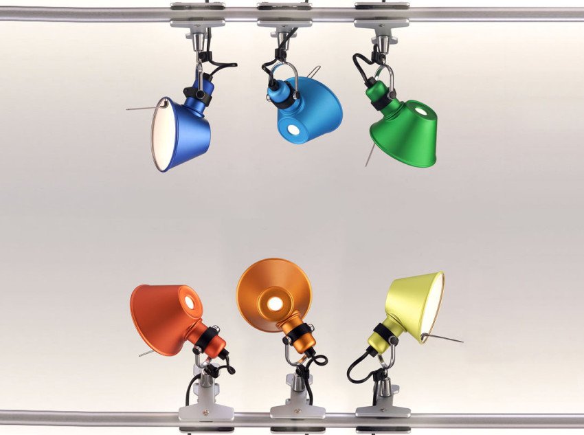 Накладной светильник Tolomeo Micro Pinza, зеленый Накладной светильник Tolomeo Micro Pinza, зеленый