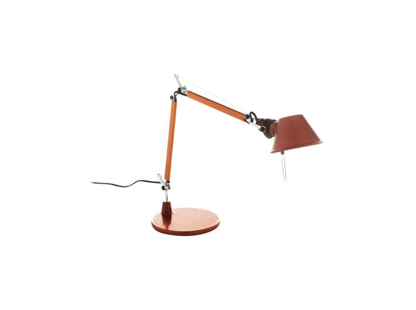 Настольная лампа Tolomeo Micro, оранжевая Настольная лампа Tolomeo Micro, оранжевая