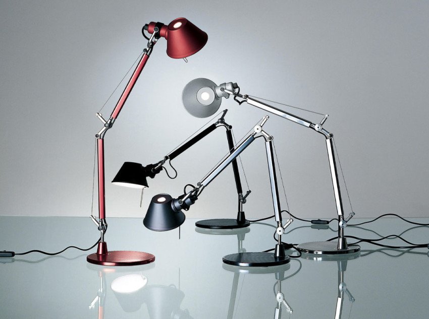 Настольная лампа Tolomeo Micro, оранжевая Настольная лампа Tolomeo Micro, оранжевая