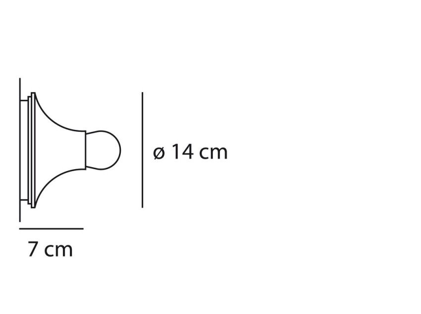 Світильник універсальний Teti, помаранчевий Світильник універсальний Teti, помаранчевий