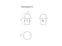 Пробка для вина Buddy, Tom, натуральна